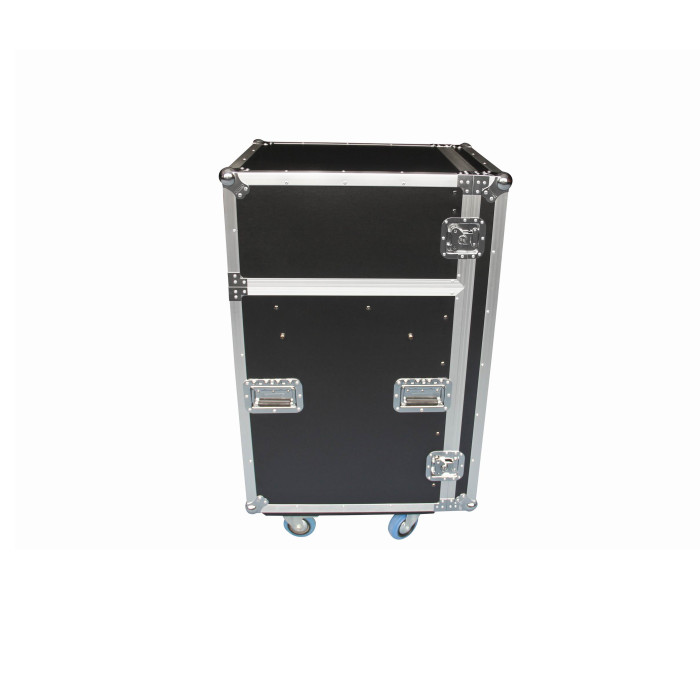 Flight case 12U DS + 3U + tablette