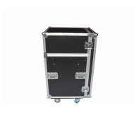 Flight case 12U DS + 3U + tablette