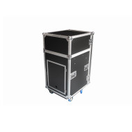 Flight case 12U DS + 3U + tablette
