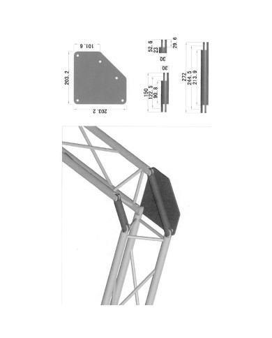 Structure d'Angle - M 1603