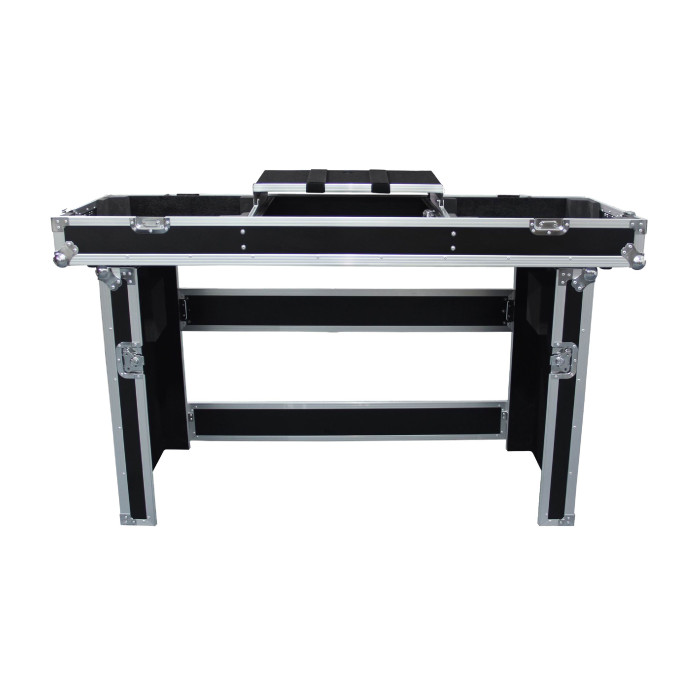 Flight-case Régie pour Mixer 19 + 2 Platines + Plateau