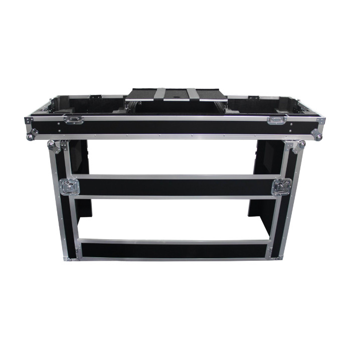 Flight-case Régie pour Mixer 19 + 2 Platines + Plateau