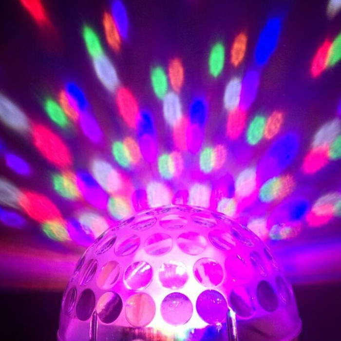 Demie Sphère à Led 9x3W RGBWAPPYP - Finition Noir
