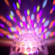 Demie Sphère à Led 9x3W RGBWAPPYP - Finition Noir