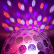 Demie Sphère à Led 9x3W RGBWAPPYP - Finition Noir