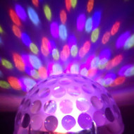 Demie Sphère à Led 9x3W RGBWAPPYP - Finition Noir