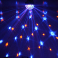 Demie Sphère à Led 9x3W RGBWAPPYP - Finition Noir