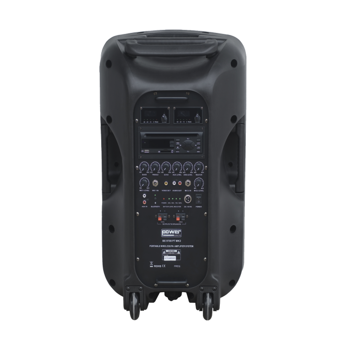 Sono Portable 200W + 100W + 2 Micros + Serre-tête + DVD + USB