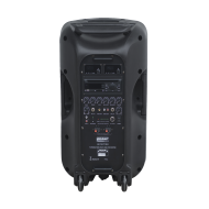 Sono Portable 200W + 100W + 2 Micros + Serre-tête + DVD + USB
