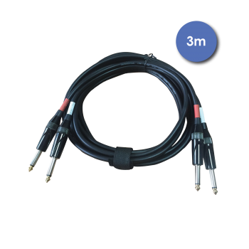 Câble 3m - JACK MONO Mâle