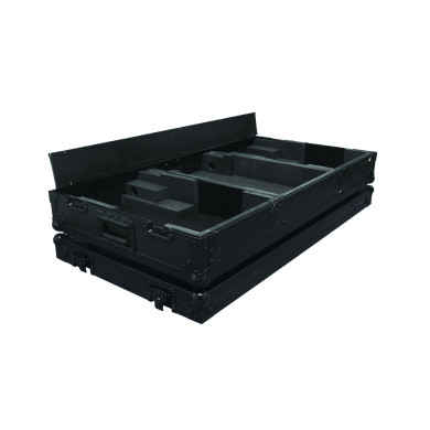 Flight case pour 2 CDJ 900 / 2000 NEXUS + Mixeur 13" couleur noir