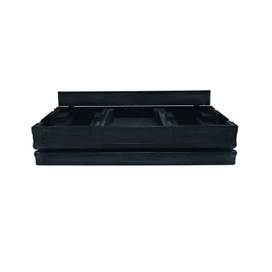 Flight case pour 2 CDJ 900 / 2000 NEXUS + Mixeur 13" couleur noir