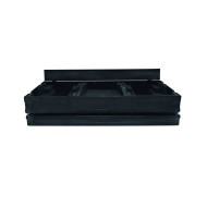 Flight case pour 2 CDJ 900 / 2000 NEXUS + Mixeur 13" couleur noir