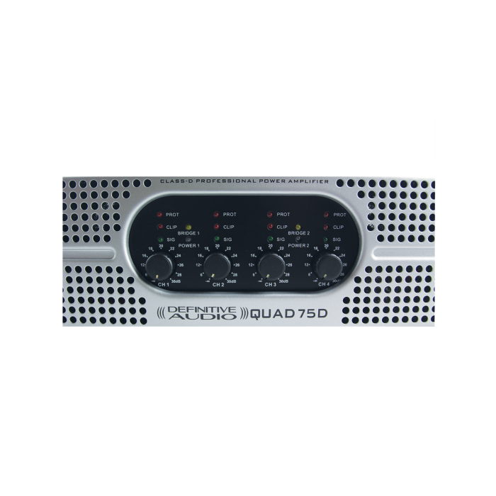 Amplificateur 4x75W RMS sous 4 ohms