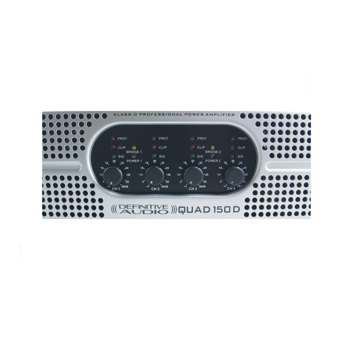 Amplificateur 4x150W RMS sous 4 ohms