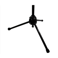 Pied micro extensible acier noir