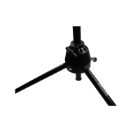 Pied micro extensible acier noir