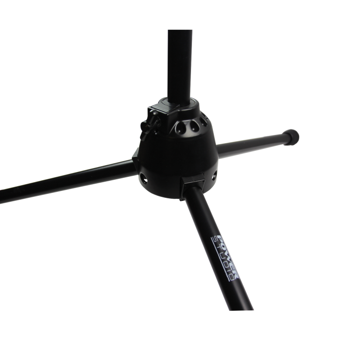 Pied micro extensible acier noir
