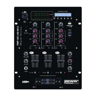 Mixer 10 entrées avec USB player