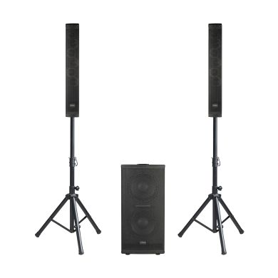 Système compact triphonique actif 600W RMS