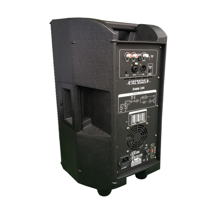 Enceinte active avec haut-parleur de grave 10"