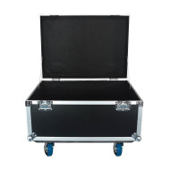 Flight case utilitaire multi-usages avec roues + coupelles
