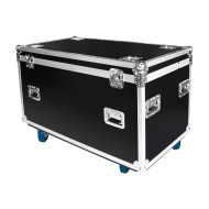 Flight case utilitaire multi-usages avec roues + coupelles