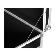 Flight case utilitaire multi-usages avec roues + coupelles
