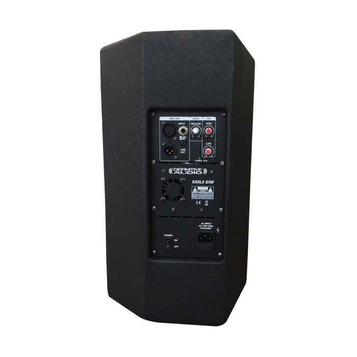 Enceinte active bois