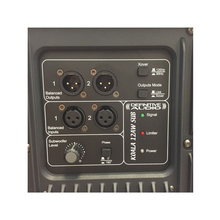 Enceinte active bois 1800W