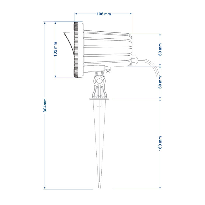 Laser multipoints d’extérieur 130MW RG