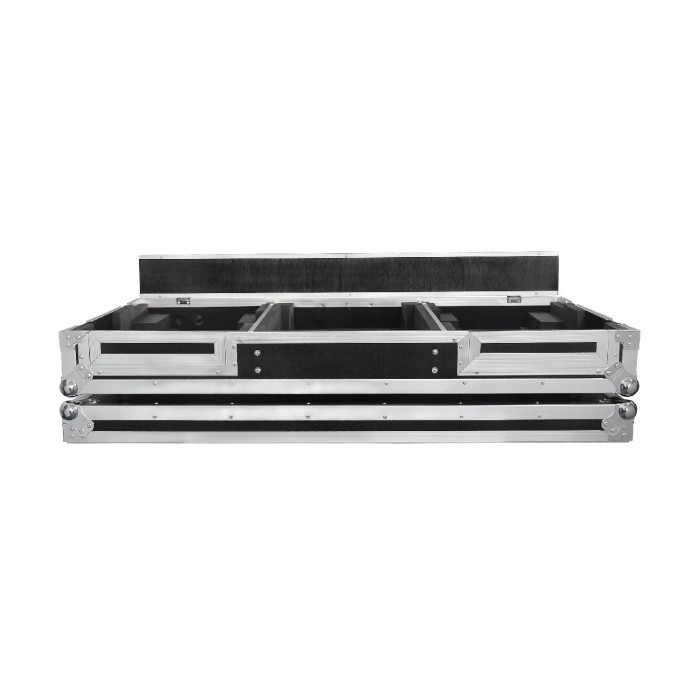 Flight case en multiplis pour 2 platines CDJ 900 NEXUS ou CDJ 2000 NEXUS + Mixeur 13"