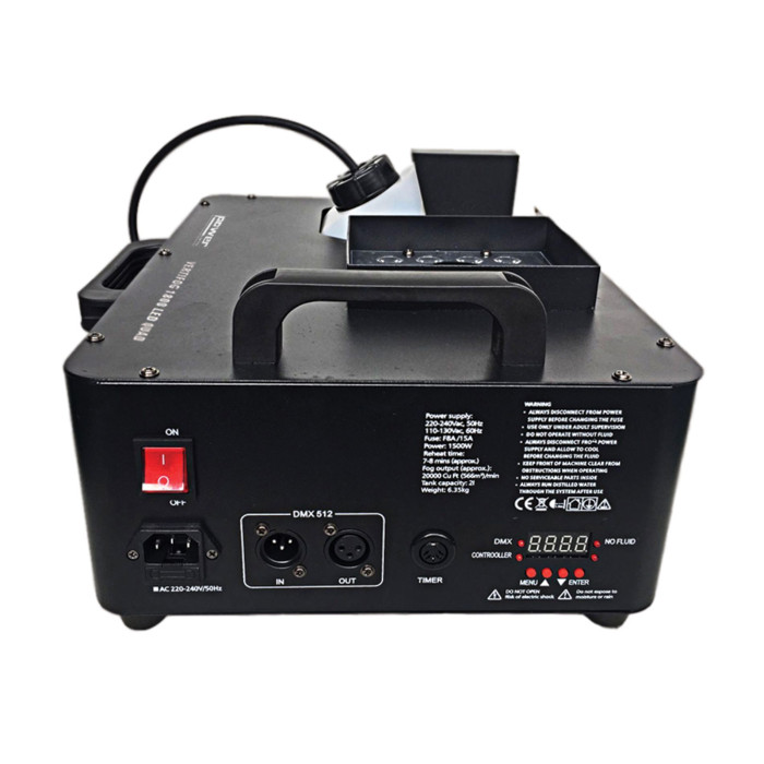Machine à fumée geysers 1500W 4-en-1