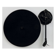 Platine vinyle Hifi blanc avec bras de lecture droit