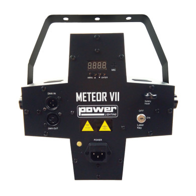 Jeux de lumière 3-en-1 : Strobe, Beam Moonflower, Laser multipoints