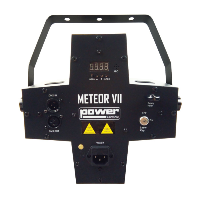 Jeux de lumière 3-en-1 : Strobe, Beam Moonflower, Laser multipoints