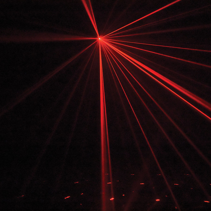 Jeux de lumière 3-en-1 : Strobe, Beam Moonflower, Laser multipoints