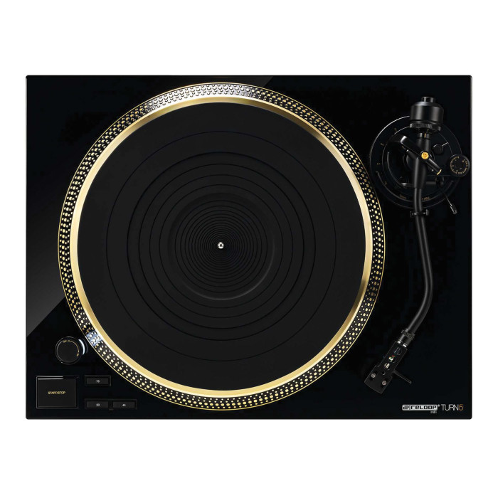 Platine vinyle Hifi avec bras de lecture en S
