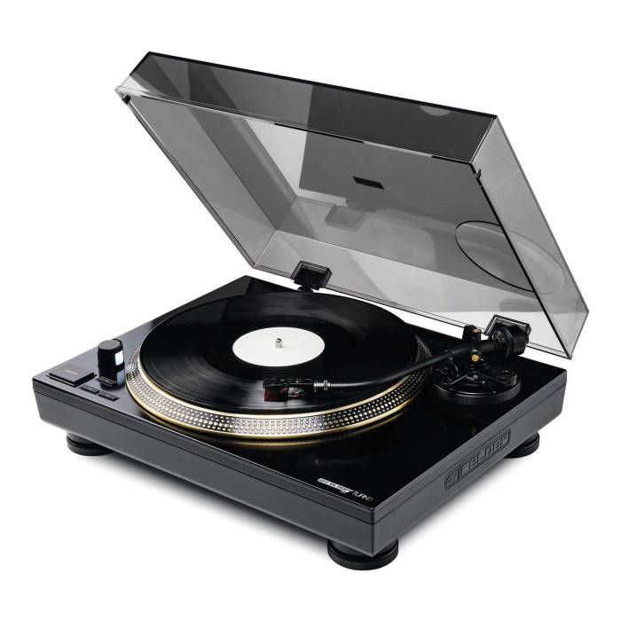 Platine vinyle Hifi avec bras de lecture en S
