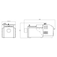 Pack : 1 x Machine à fumée lourde MFL 2000 + Flight Case
