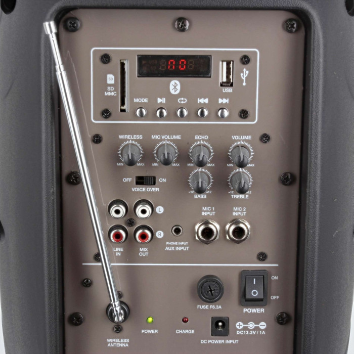 Sono Portable 8’’ sur Batterie + 1 Micro Main VHF