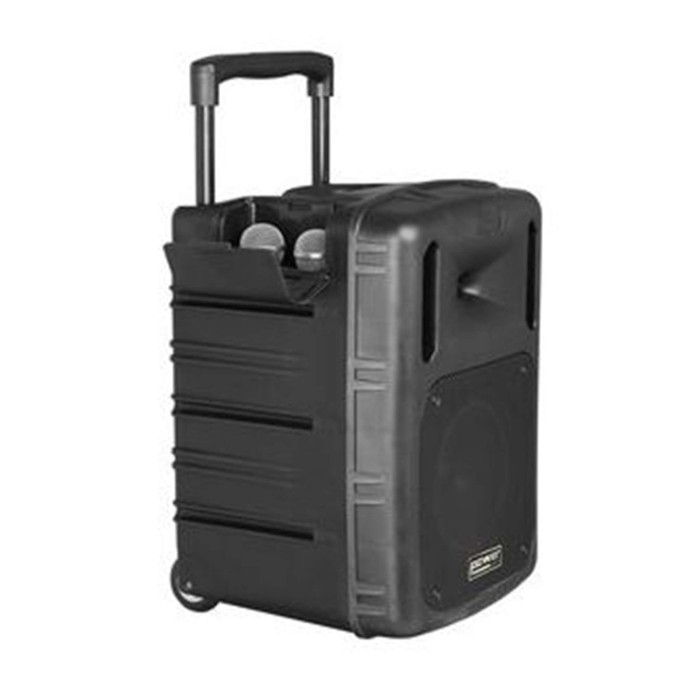 Sono portable CD MP3+USB+DIVX+2 micros main UHF+BODY PACK+bluetooth
