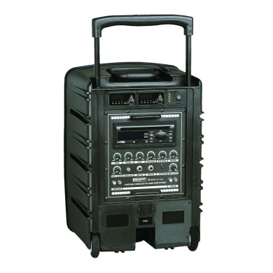 Sono portable CD MP3+USB+DIVX+2 micros main+bluetooth
