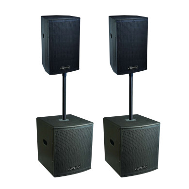 PACK 2xKOALA 12AW DSP + 2xKOALA 15AW SUB - BARRES INCLUSES