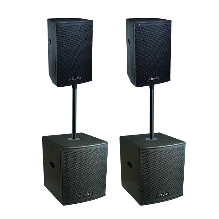 PACK 2xKOALA 12AW DSP + 2xKOALA 15AW SUB - BARRES INCLUSES