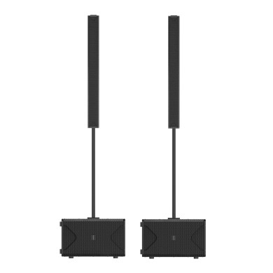 Système de diffusion 900W RMS : 2xVORTICE L12 + 2xVORTICE 110SA DSP + 2xVORTICE TUBE 9