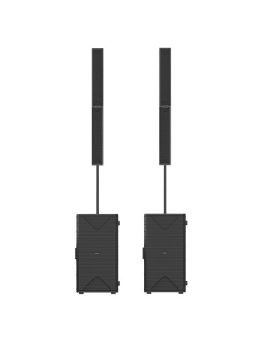Système de diffusion 1400W RMS : 4xVORTICE L6 + 2xVORTICE 210SA DSP + 2xVORTICE TUBE 6