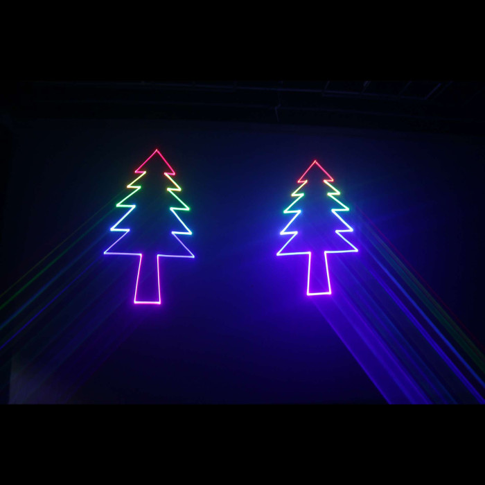 Laser à animations Rouge, Vert, Bleu 1000 MW