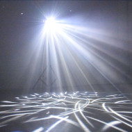 Jeux de lumière 4-en-1 : Multi-faisceaux,Wash, Strobe, Laser multipoints Rouge et Vert
