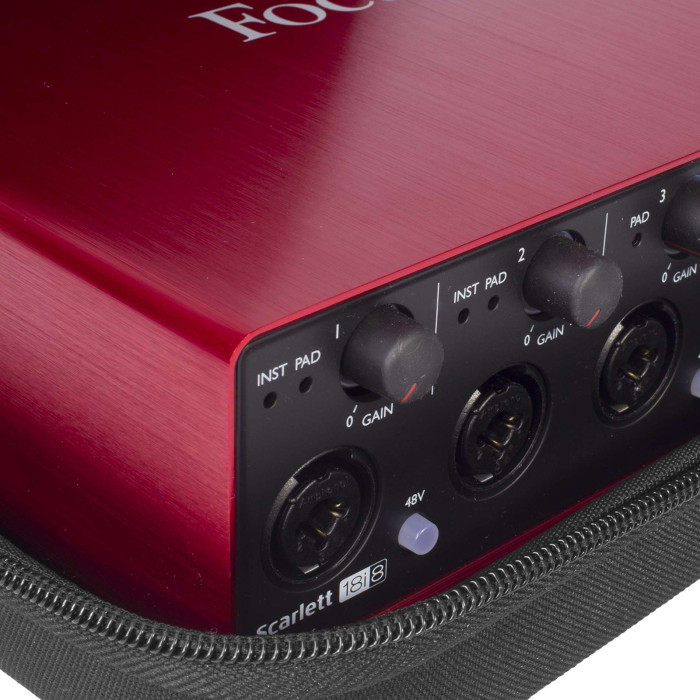 UDG Creator Focusrite Scarlett2 2i4,6i6,18i8, Clarett 2Pre Hardcase Black